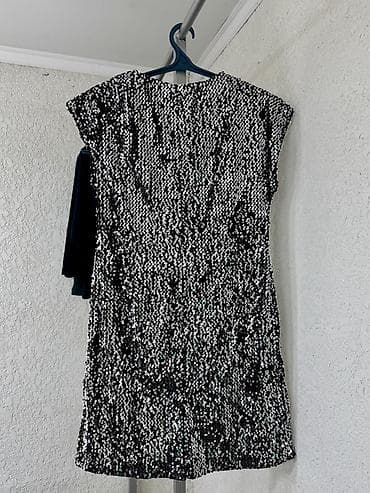 летний платье: Повседневное платье, Лето, Длинная модель, Шифон, S, M, L — 9