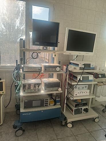 одежда мишки: Эндоскопические стойки с оборудованием для лапароскопии/эндохирургии — 1