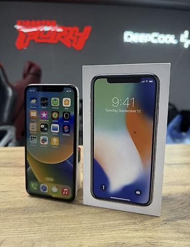 iphone qq: IPhone X, 64 ГБ, Серебристый, Коробка, 64 % — 2