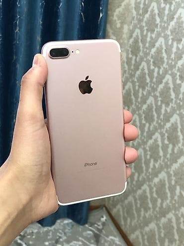 black shark 5: IPhone 7 Plus, Б/у, 128 ГБ, Розовый, Кабель, Чехол, 100 % — 1