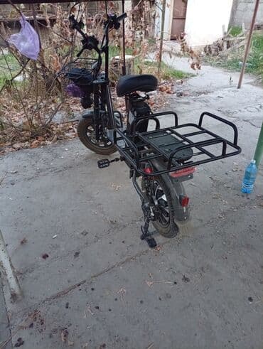 стекло на мотоцикл: Электрический скутер/монстер мопед городского типа - Прочная рама — 5