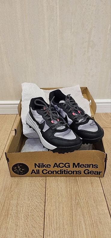 ботинки nike acg: Мужские кроссовки, 42.5, Nike, Новый, цвет - Черный, Самовывоз, Платная доставка — 4