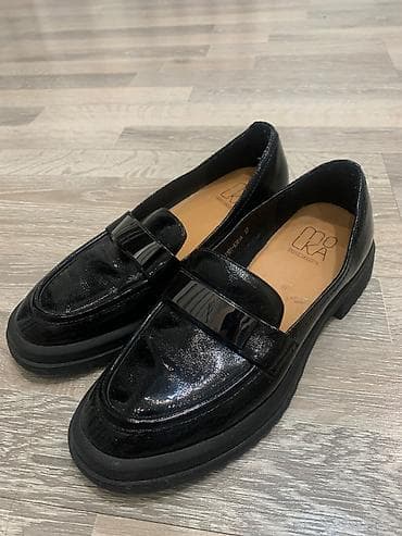 один раз: Кожаные лоферы 37 размер. Одевались один раз. Цена 2500с — 4