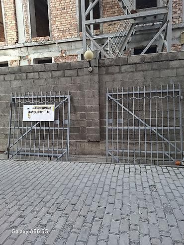 Распашные ворота: Металлические распашные ворота с автоматикой (комплект) - Материал — 1