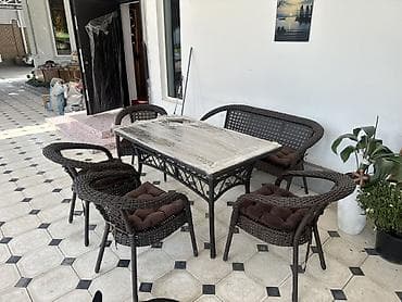 table study: Комплект садовой мебели, Кресла, Ротанг — 6