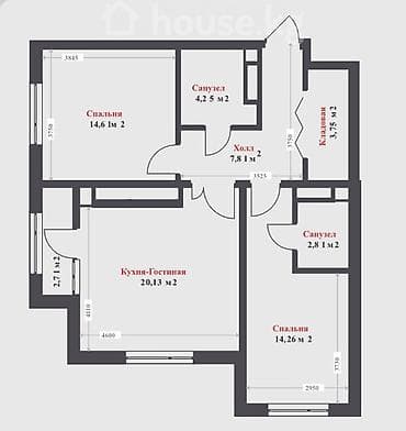 Новостройки от застройщика: Строится, Индивидуалка, 3 комнаты, 70 м² — 3