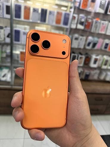 iphone replika: IPhone 17 Pro Max, Б/у, 512 ГБ, Оранжевый, Кабель, Коробка, В рассрочку, 97 % — 1