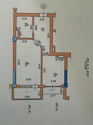 Кыймылсыз мүлк: 1 бөлмө, 52 м², 5 кабат — 5