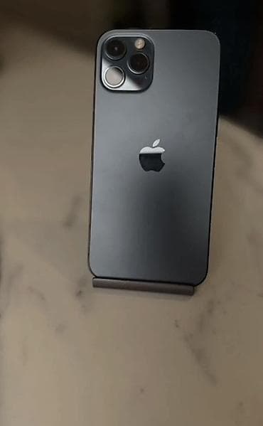 Уюлдук телефондор жана аксессуарлар: IPhone 12 Pro, Колдонулган, 128 ГБ, Графит, Коргоочу айнек, Каптама, 78 % — 1