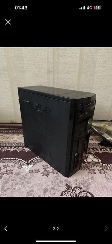 Корпус ПК, Б/у, Micro-ATX, цвет - Черный — 2