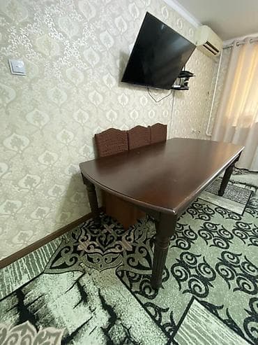 foldable table: Кухонный стол, Прямоугольный, Нераскладной — 2