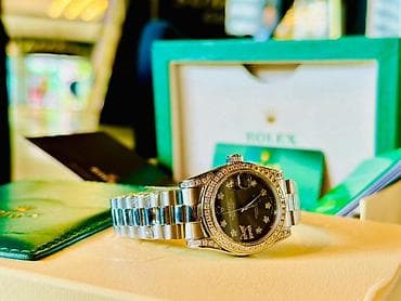 бриллиантовое: Rolex Oyster Perpetual Datejust, автоматические 💎 Roleх Lady Datejust — 6