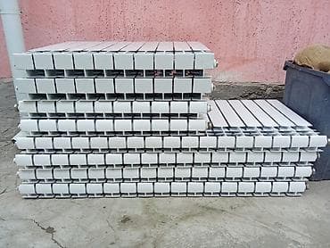 moda home collection: Алюминиевые радиаторы, Б/у, Количество секций: 8 шт, Высота: 60 см, Тип подключения: Боковое — 6