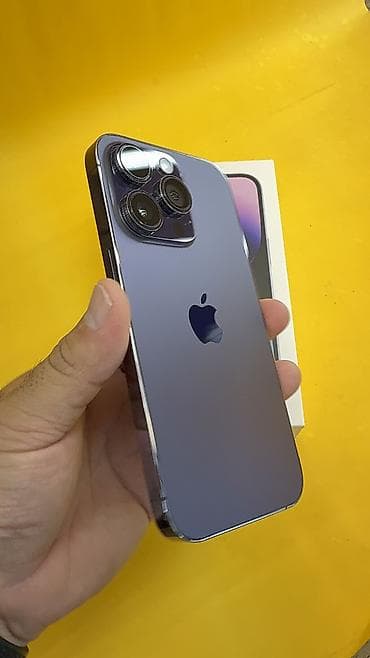 айфон по низкой цене: IPhone 14 Pro, Б/у, 128 ГБ, Коробка, 100 % — 3