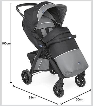 детская коляска chicco multiway: Коляска, Chicco, цвет - Черный, Б/у — 5