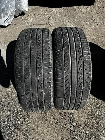 Шины 205 / 55 / R 16, Лето, Б/у, Пара, Легковые, Hankook — 2