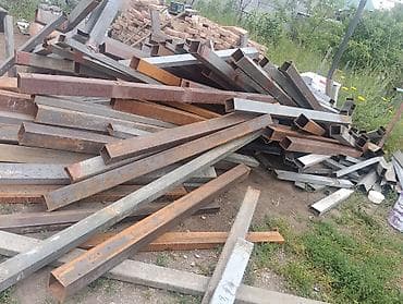 полиэтилен для теплицы: Металлопрокат: профильные трубы, Сталь, Квадратная, Другой метод, Оцинкованная, Оптом, Б/у, Резка — 1
