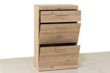 купить шкаф для обуви: Тумба для обуви 2Д 1Я (Oskar 2D1S), коллекции Оскар, Дуб Санремо — 4