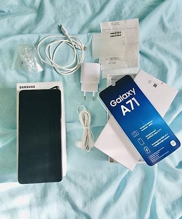 google pixel 7a: Samsung Galaxy A71, Б/у, 128 ГБ, цвет - Серебристый, 2 SIM — 1