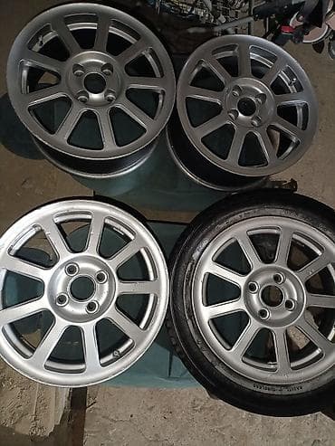 210 крыло: Колеса в сборе 195 / 55 / R 15, Лето, Б/у, Комплект, Литые, отверстий - 4 — 2