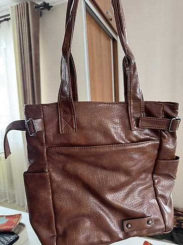 Аксессуары: Классическая сумка, Материал: Экокожа, Застежка на молнии, Женские, Новый — 2