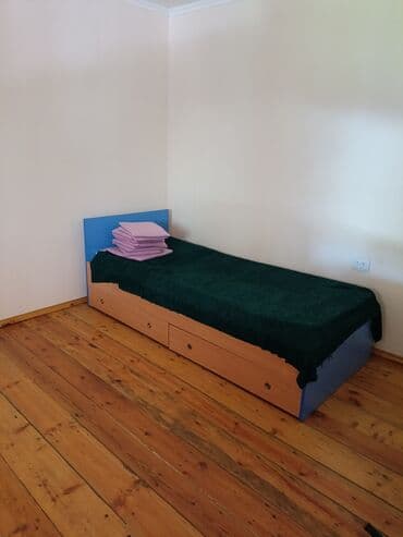 Полутороспальная кровать, Б/у, длина - 200 см, Ширина: 93 см