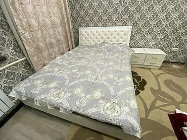 бу спальни: Спальный гарнитур, Б/у, Двуспальная кровать, цвет - Белый — 2