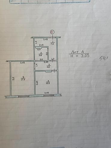 2 комнаты, 47 м², Восток-5 мкр 106 серия улучшенная, 9 этаж, Евроремонт — 7
