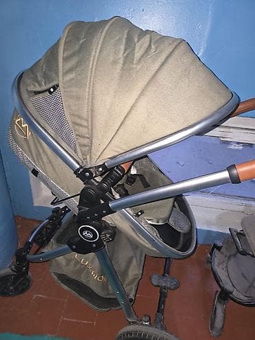 2 в 1: Детская коляска Luxmom 2-в-1 (люлька + прогулочный блок) - — 2