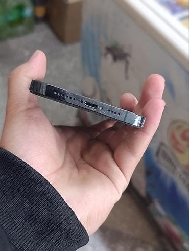 iphone буу: IPhone 12 Pro Max, Б/у, 128 ГБ, Графит, Защитное стекло, 80 % — 7