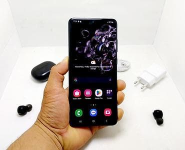 с 9: Samsung Galaxy S20 Ultra, Б/у, 128 ГБ, цвет - Черный, 1 SIM, 2 SIM — 1