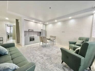 ищу квартиру азия мол 1 ком с поселения: 1 комната, 48 м², Элитка, 6 этаж, Евроремонт — 2