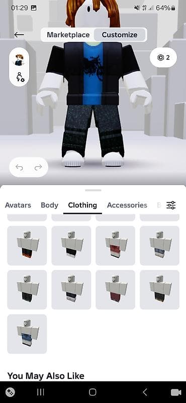 кожыный куртка: Набор аватаров и одежды для Roblox (скриншоты из меню — 7