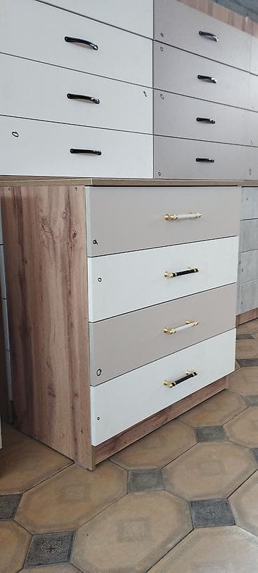 Балдар эмереги: Кийим үчүн комод, Күзгүсүз, ЛДСП, түсү - Ак — 4