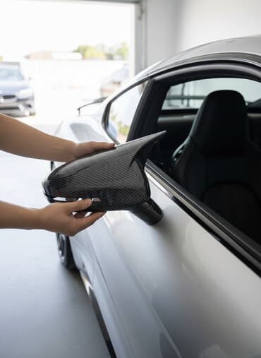 Декоративные накладки На зеркала, Пластик, Kia, 2015 г.