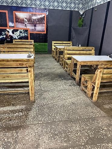 пластиковый круглый стол: Стол и стул для кафе — 2