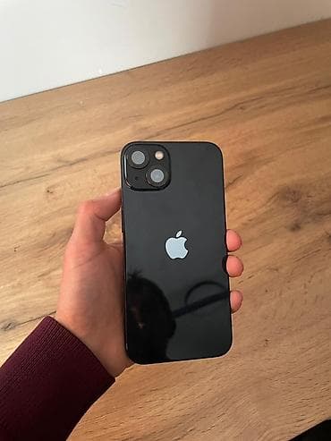 IPhone 13, Б/у, 256 ГБ, Черный, Защитное стекло, Кабель, 87 %