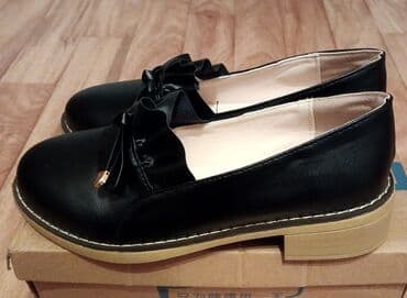 женская одежда больших размеров франция: Туфли кожаные, лёгкие удобные р-38 белый,р-36 черный — 5