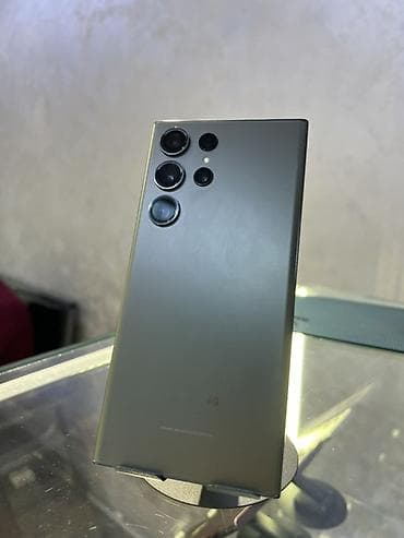 самсунк: Samsung Galaxy S23 Ultra, Б/у, 256 ГБ, цвет - Зеленый, В рассрочку, 1 SIM, eSIM — 1