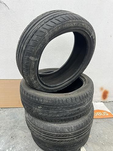 Шины 215 / 45 / R 18, Лето, Б/у, Комплект, Легковые, Китай, Maxtrek — 1