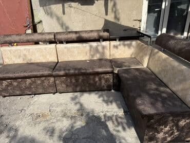 угловая кухонная мягкая мебель: Модульный диван — 8