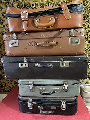 форма солдата: Винтажная подборка предметов середины ХХ века - Набор чемоданов 5 — 1