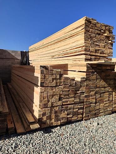Шпалы: Доски, Обрезные, Сосна, Сухие — 3