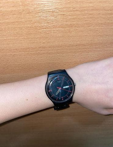 ray ben: Классические часы часы, Swatch, Пластик, Швейцария, Водонепроницаемые, Унисекс — 3