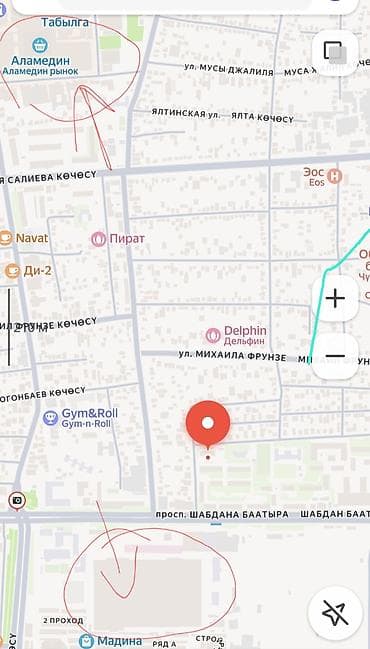 кант комната: 1 комната, 18 м², 3 этаж, Косметический ремонт — 5