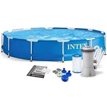 Бассейн каркасный INTEX + фильтр-насос 220В, 3,66х0,76 м (28212)