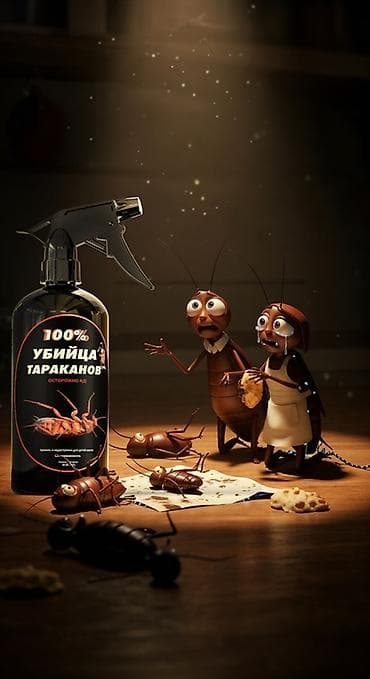 хим бумага: Средство от бытовых насекомых «100% Убийца тараканов» Назначение: - — 7