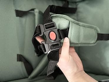 Прогулочная коляска компактного формата, цвет зеленый (хаки), рама — 4