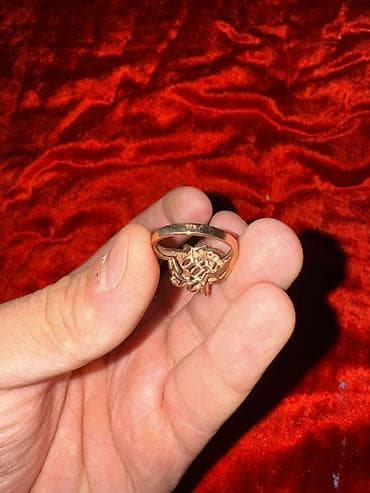 Свадебные платья и аксессуары: Кольцо, Коктейльное, Проба 585, Рубин, Винтажный стиль — 7