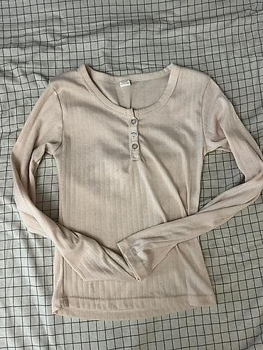 Лонгслив, цвет - Розовый, Made in KG, XS